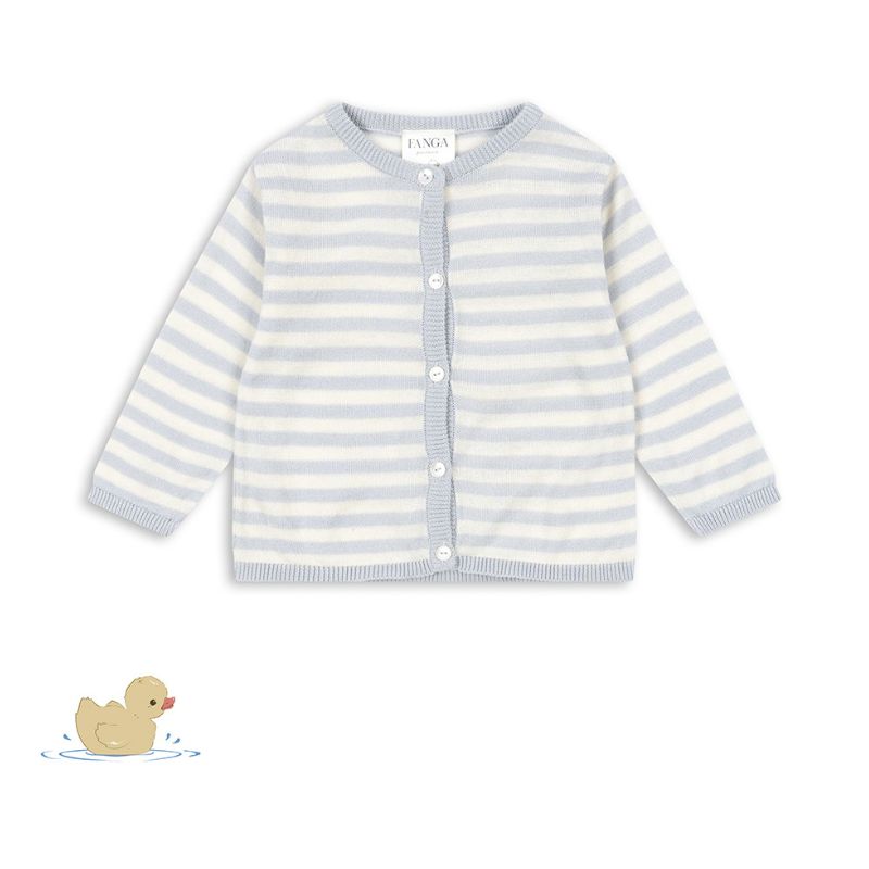Venti strik cardigan - Gray dawn