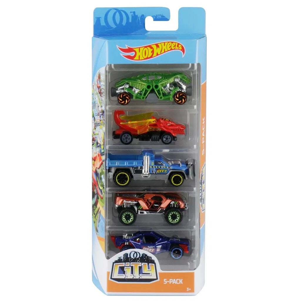 Hot Wheels - Assorteret 5 pak