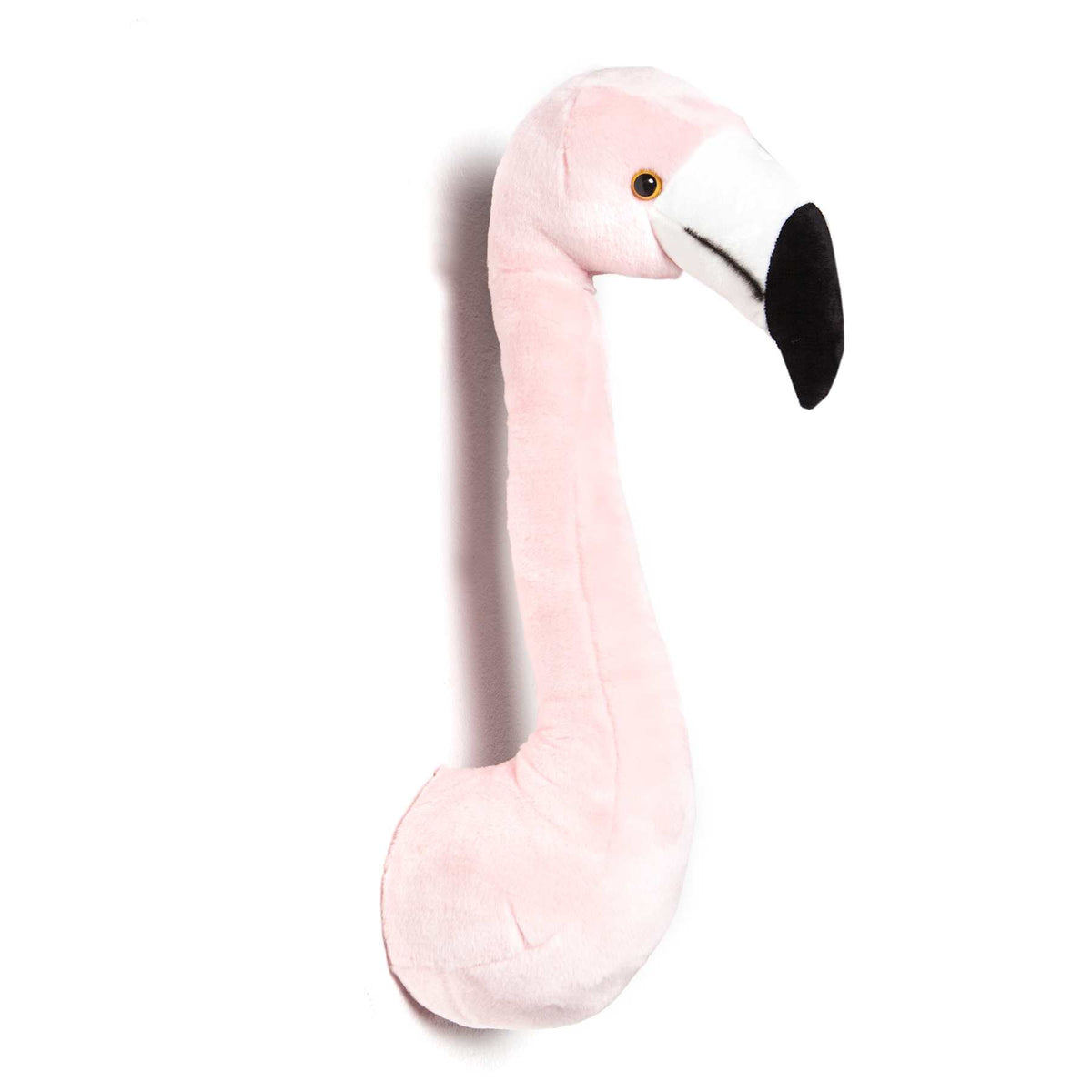 Dyrehoved til væg - flamingo