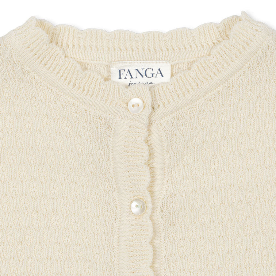 Venti Pointelle Cardigan