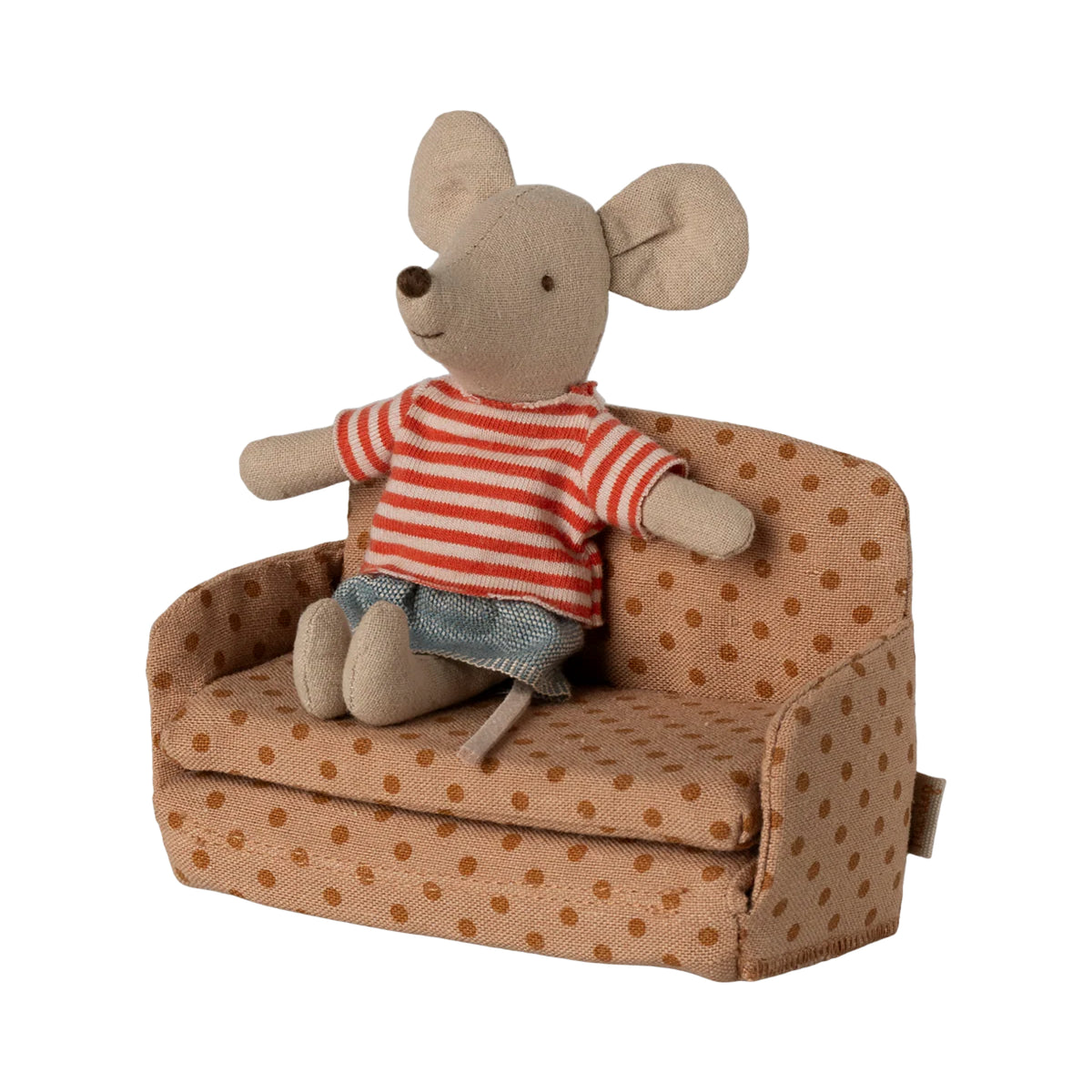 Sofaseng til mus - Prikket